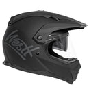 Westt Cross X Motorradhelm I Motocross Helm I Enduro Helm I MTB Helm I Quad Helm I Fullface Helm I Doppelvisier I Herren & Damen I ECE zertifiziert I schwarz l Größe XS (53-54cm)