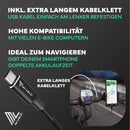 MIVELO E-Bike Ladekabel Set (2St.) für Bosch Intuvia, Kiox, Nyon (alt) - für iPhone Lightning oder Android USB-C, Micro USB Kabel für E-Bike Display 35 cm, OTG-Funktion, eBike Zubehör, 2 Stück