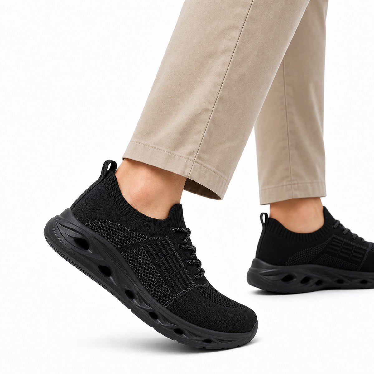 Komfort-Walking-Sneaker mit breiter Zehenbox – Premium-Variante