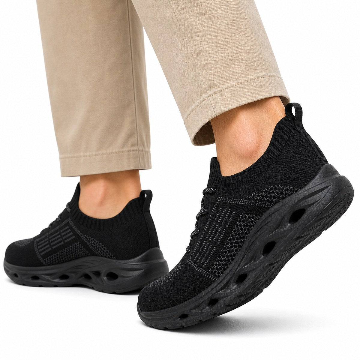 Komfort-Walking-Sneaker mit breiter Zehenbox – Premium-Variante