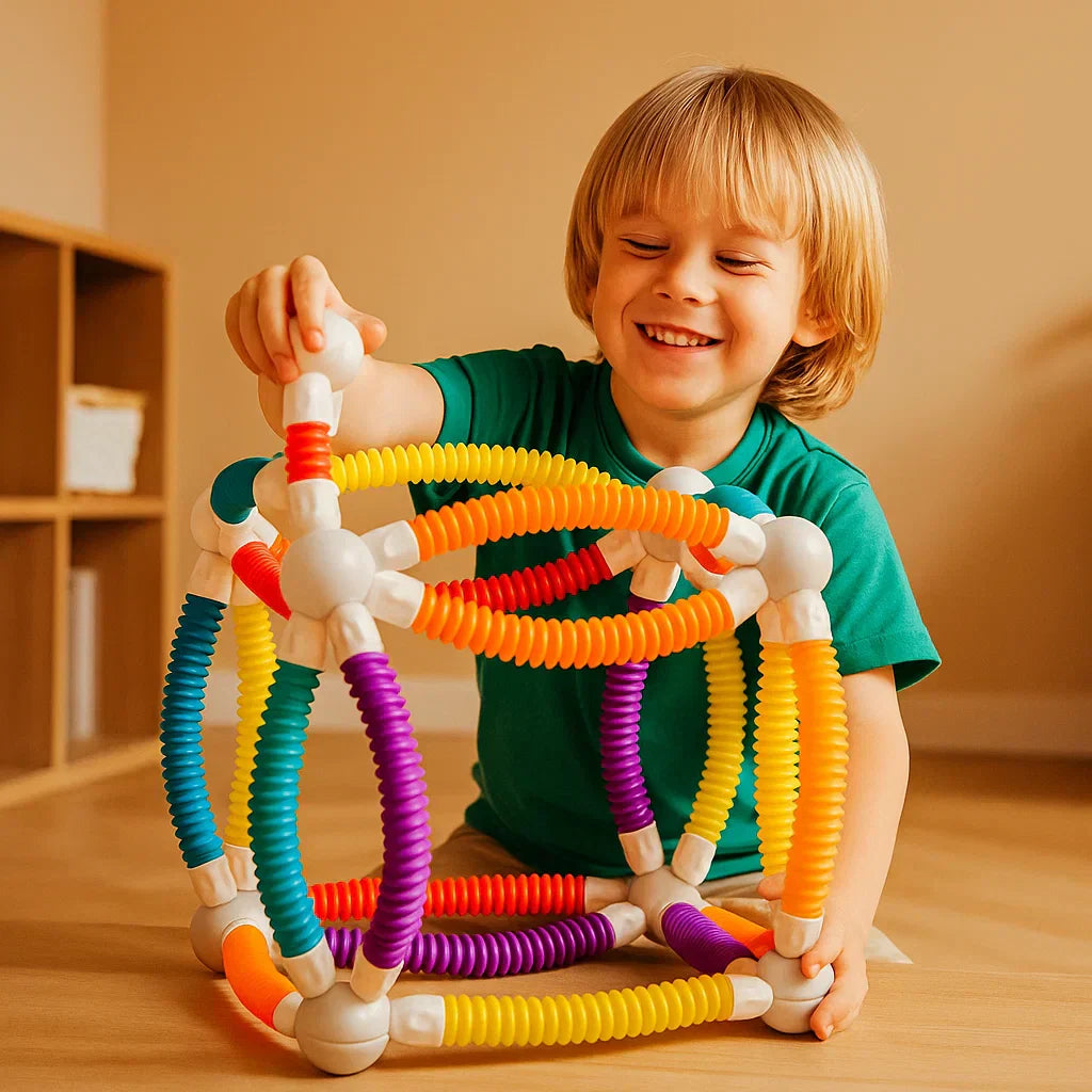 Rebolet | Montessori Magnetbausteine Formbare Bausteine
