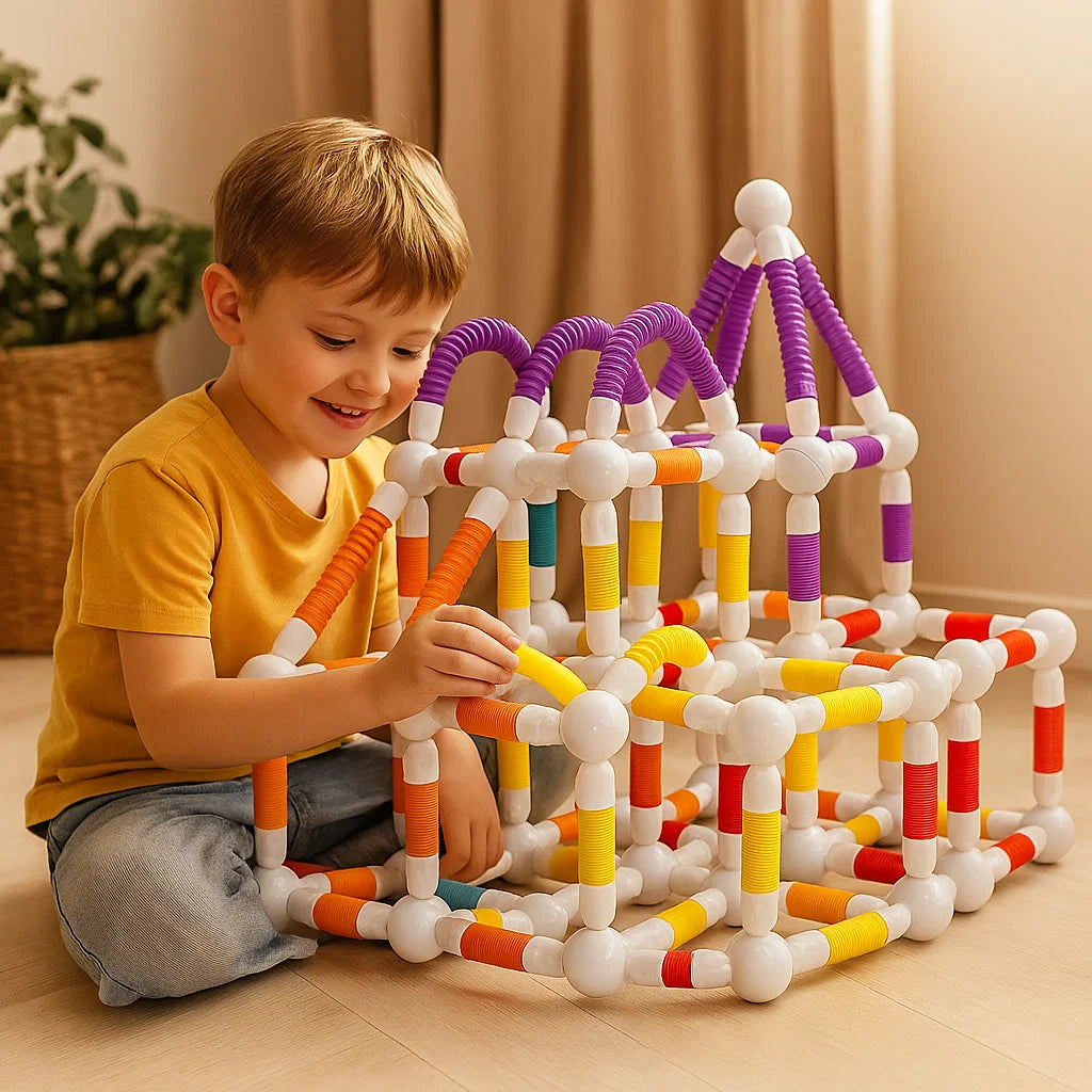 Rebolet | Montessori Magnetbausteine Formbare Bausteine