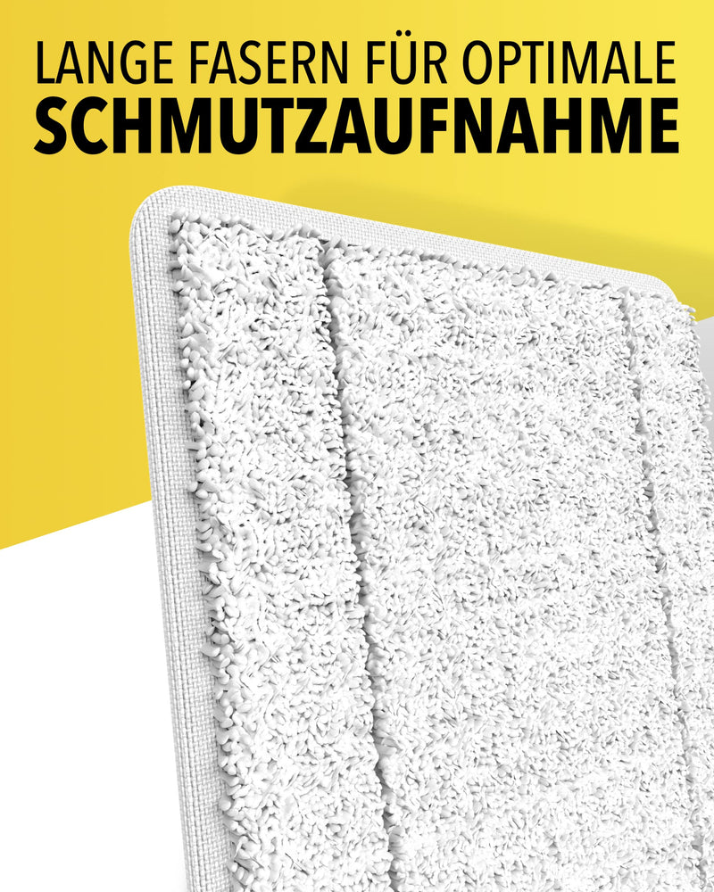 STONE REEF® Dampfreiniger Ersatztücher für Kärcher - [2 Stück] - passend für alle Kärcher Easyfix Modelle SC1, SC2, SC3, SC4, SC5, kompatibel mit Kärcher-Dampfreiniger, Ersatzbezüge für Dampfreiniger