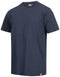 Nitras Motion TEX Light Arbeits-T-Shirt - Kurzarm-Hemd aus 100% Baumwolle - für die Arbeit - Dunkelblau - M