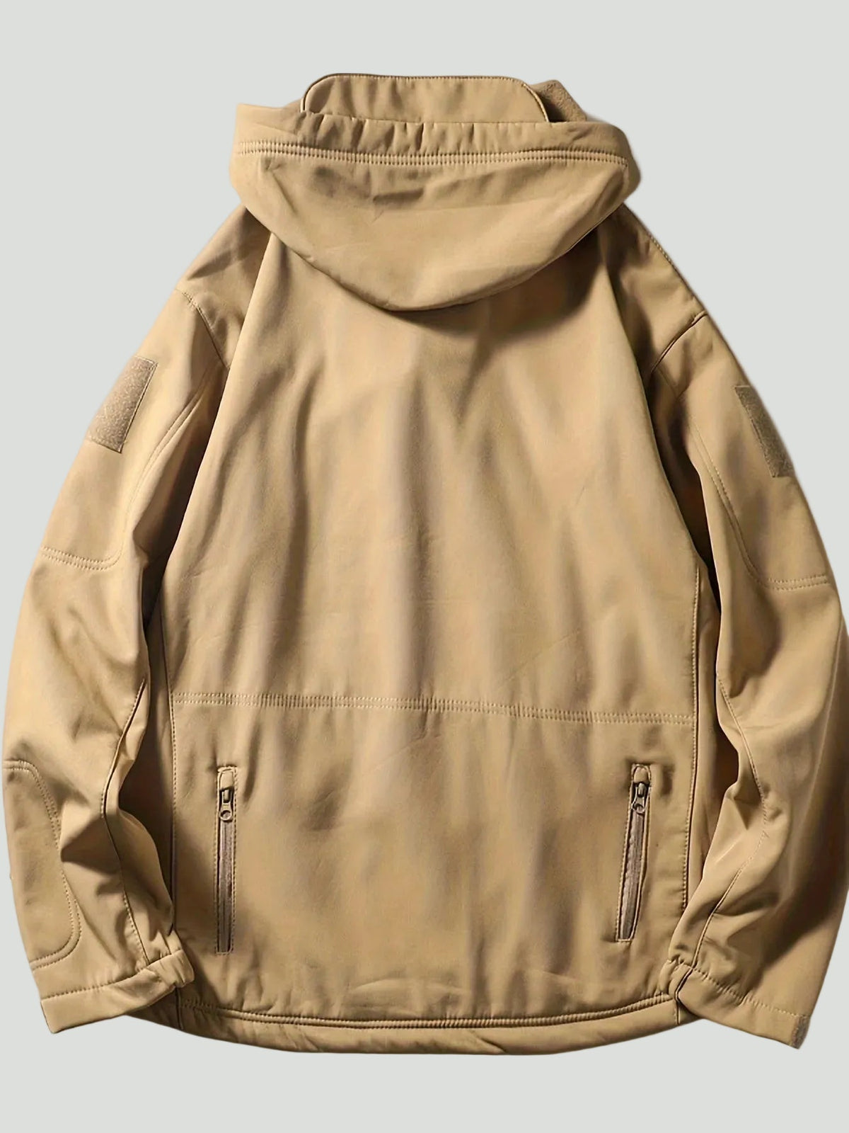 Herren Outdoor-Jacke mit Kapuze – leichte Zip-Schicht für aktiven Einsatz
