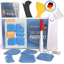 STONE REEF Silikonentferner Werkzeug für Silikonfugen SET - Fugenglätter Fugenkratzer Fliesen Silikon Abzieher Fugen Entferner für Bad Silikonfugenentferner Kit Fliesenfugen