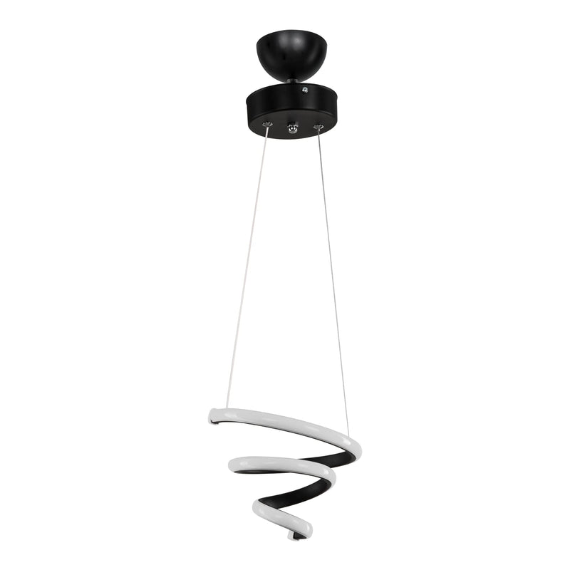 lux.pro LED Pendelleuchte Dewsbury Hängelampe Wohnzimmer Weiß Schwarz modern Lampe