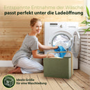 AMBIAVO® faltbarer Wäschekorb [grün, Bambus, 40 l Volumen] | Wäschekorb faltbar | laundry basket | Wäschekörbe | Aufbewahrungskorb | Wäschesammler | Wohnung must have – JETZT entdecken