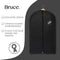 Bruce.® 5 x Premium Kleidersack I 100 x 60 cm I Optimierte Materialstärke von 120 GSM I Hochwertige Kleiderhülle für Anzug und Kleid I Atmungsaktive Anzugtasche für Reisen