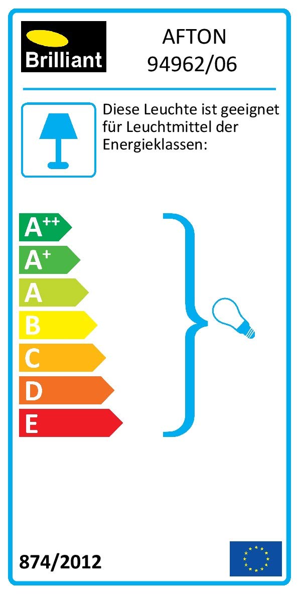 Brilliant Afton Standleuchte dreibeinig schwarz/transparent Innenleuchten,Stehleuchten,-Dreibein | 1x A60, E27, 40W, geeignet für Normallampen (nicht enthalten) | Mit Fußschalter