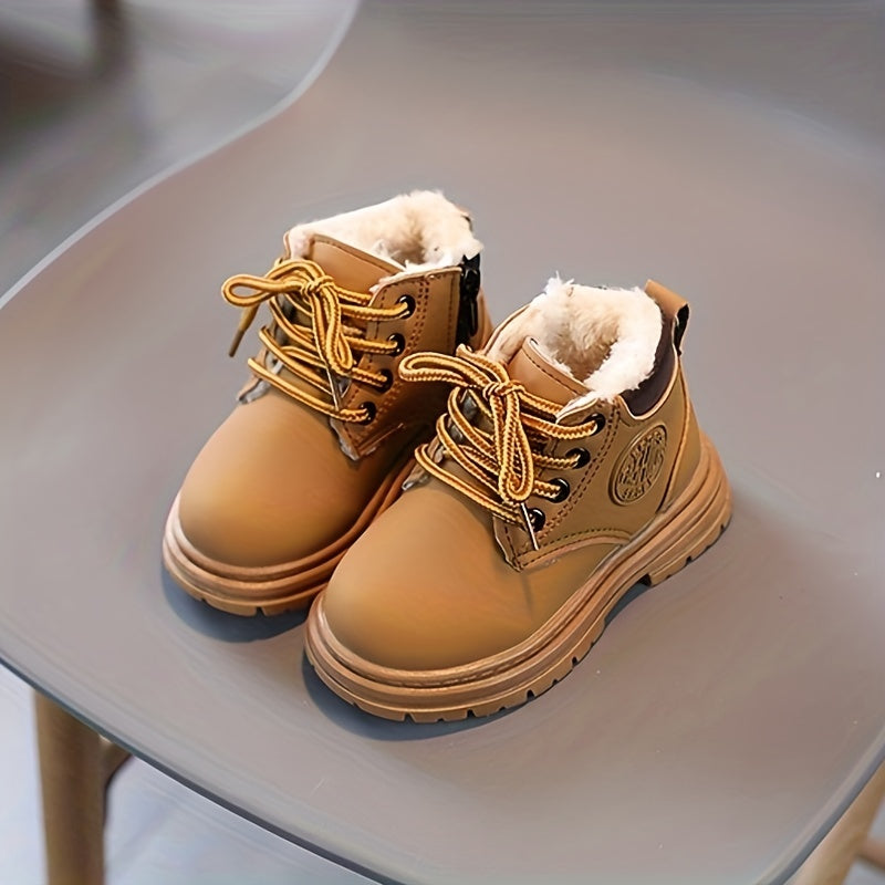 Rebolet | Wasserfeste Fleece-Winterstiefel für Jungen – Mit Warmfutter & Profilsohle