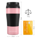 Thermobecher Kaffeebecher To-Go Edelstahl - 360ml Thermo Trinkbecher Auslaufsicher BPA-frei | 4h Heiß - 8h Kalt Vakuum Isoliert | Tee Coffee to go Travel Mug Cup Cafe Isolierbecher Thermosbecher