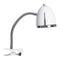 Lifetime Klemmlampe mit Chromkante wei� 8131