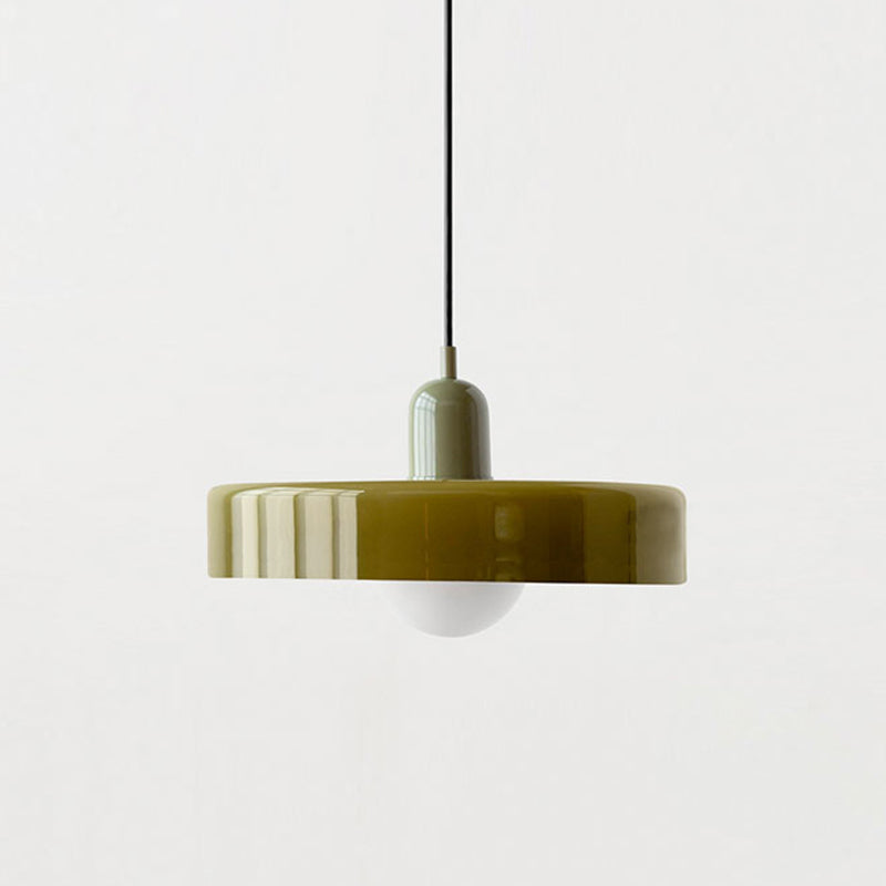 Rebolet | Bauhaus-Pendelleuchte aus farbigem Glas