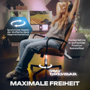 SITZGOLD S ONE Gaming Stuhl Braun - Gamingstuhl [ergonomisch & bequem] - Gamerstuhl mit maximaler Bewegungsfreiheit - Schreibtischstuhl Gamer Stuhl Gaming Sessel PC Stuhl Gaming Chair Computerstuhl