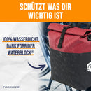 Forrider Fahrradtasche Wasserdicht für Gepäckträger [22L Volumen] mit Schultergurt | Gepäckträgertasche | Einzel | Fahrrad Tasche Packtasche hält an jedem Gepäckträger