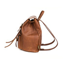 LEABAGS Leder Rucksack Damen & Herren I Echtleder Premium Daypack I Eleganter Backpack Frauen & Männer I Lederrucksack I Größe L I Vintage Cognac