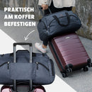 Obics - Premium Sporttasche 35L mit Schuhfach für Damen & Herren (blau) - Weekender Reisetasche für Handgepäck - Umhängetasche mittel für Fitness, Sport, Gym & Reise - Trainings-Tasche & Travel Bag