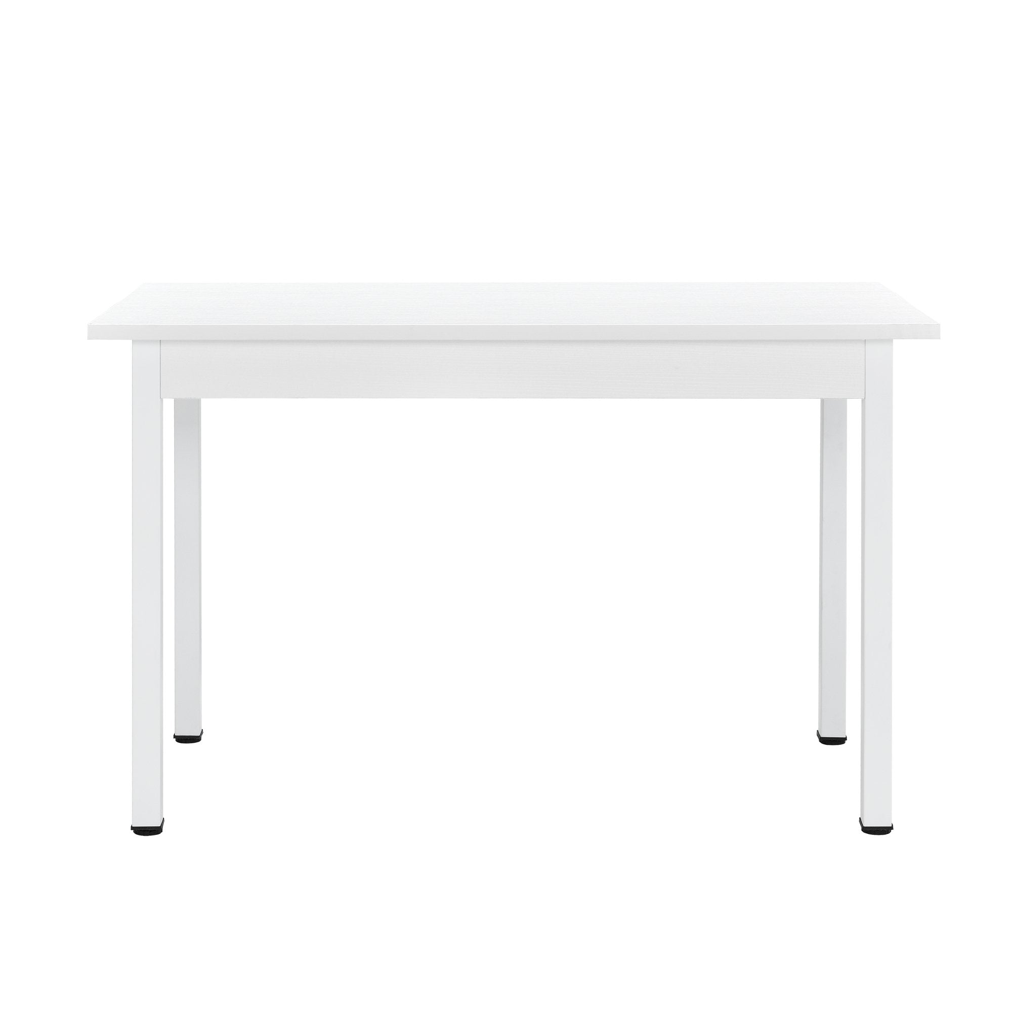 [en.casa] Moderner Esstisch Weiß 120x60cm 4 Personen Tisch Esszimmertisch Küchentisch