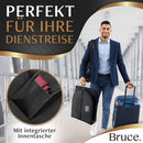 Bruce.® 3 x Premium Kleidersack inkl. Schuhbeutel I 100 x 60 cm I Optimierte Materialstärke von 120 GSM I Hochwertige Kleiderhülle für Anzug und Kleid I Atmungsaktive Anzugtasche für Reisen