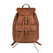 LEABAGS Leder Rucksack Damen & Herren I Echtleder Premium Daypack I Eleganter Backpack Frauen & Männer I Lederrucksack I Größe L I Vintage Cognac