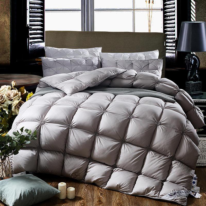 Rebolet | PlumeLux – Winter Bettdecke 100% Gänsedaunen gesteppt – Warm & Luxuriös
