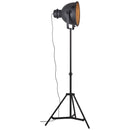 Brilliant Lampe, Kiki Standleuchte 1flg schwarz korund, Metall, 1x A60, E27, 52W,Normallampen (nicht enthalten)