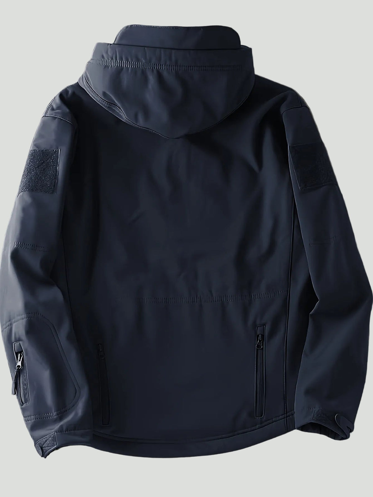 Herren Outdoor-Jacke mit Kapuze – leichte Zip-Schicht für aktiven Einsatz