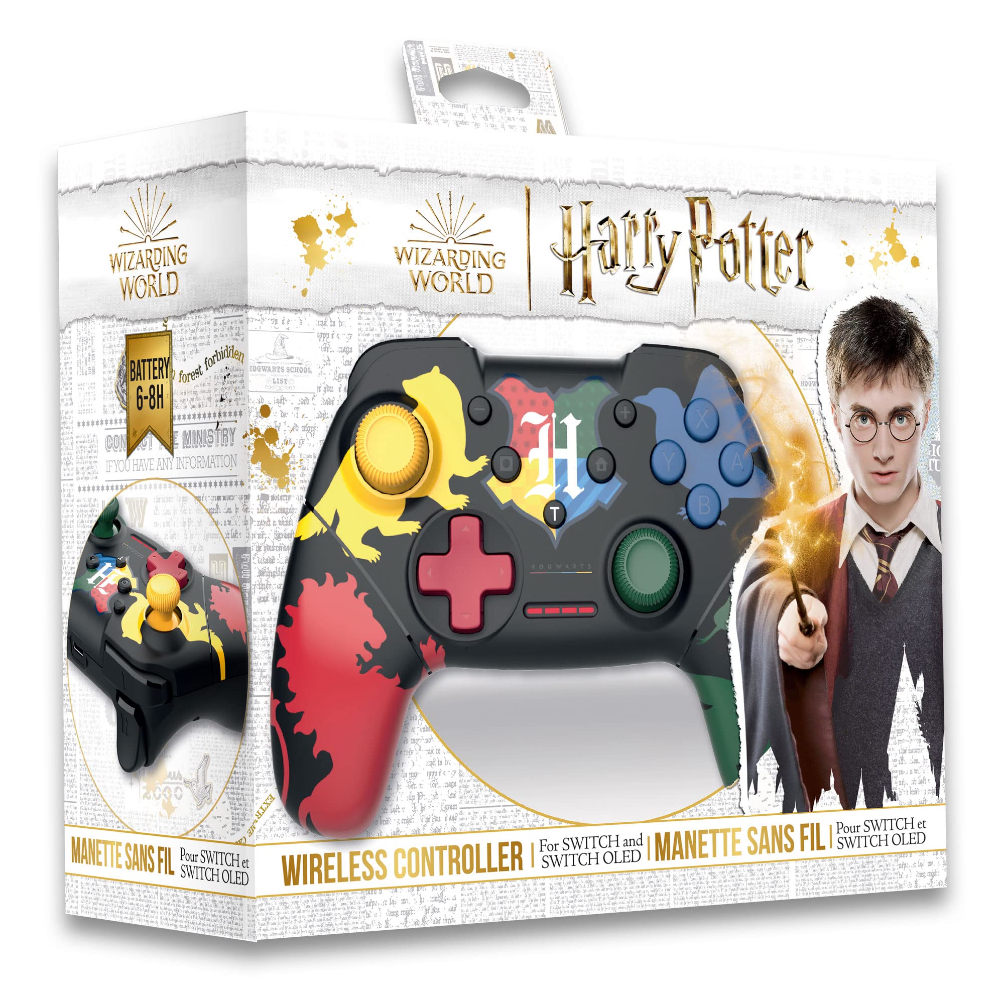 Freaks and Geeks Harry Potter - Wireless Controller - 4 Houses