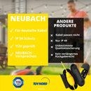 NEUBACH® [2er Pack] Kabelbox wasserdicht I 6,5 bis 9mm Kabel-Ø I IP54 Schutzklasse für Outdoor-Einsatz I Absolut zuverlässiges und robustes 2er Pack Stecker Schutzboxen