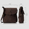 LEABAGS Paris Damen Handtasche aus echtem Büffel-Leder im Vintage Look I Umhängetasche I Ledertasche I Schultertasche I 24x27x4,5 cm