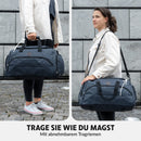 Obics - Premium Sporttasche 35L mit Schuhfach für Damen & Herren (blau) - Weekender Reisetasche für Handgepäck - Umhängetasche mittel für Fitness, Sport, Gym & Reise - Trainings-Tasche & Travel Bag