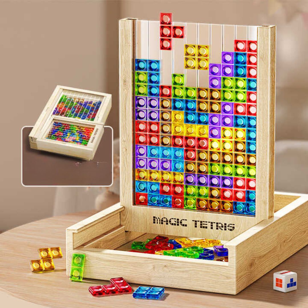 Rebolet | Holz Tetris Puzzle Magisches Denkspiel