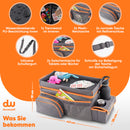 donewell Auto Organizer- Autositz [Beifahrersitz] Innenraum Zubehör-car Accessoires- Reisen mit Kinder/Baby [Rücksitz Organizer]- Wasserdicht [Kühlfunktion] Getränkehalter-Bilder anschauen