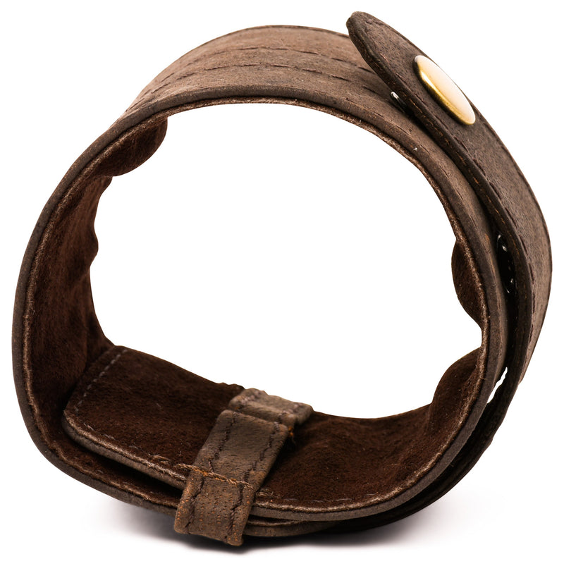 LEABAGS Knoxville Armband aus echtem Büffel-Leder im Vintage Look