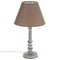 Taupe Holzlampe H36