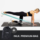 Loona Gym – Long Bands – Fitness-bänder Set 3-Stärken - Ideal für Yoga, Pilates, Muskelaufbau, Gymnastik und Physiotherapie