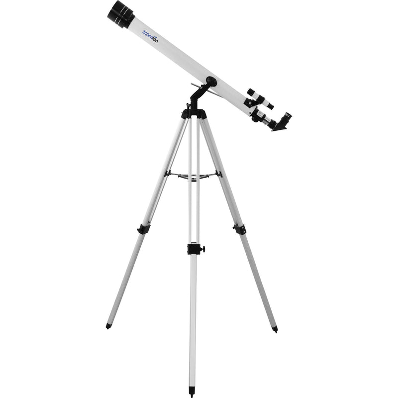 Zoomion Viking 60/900 AZ Teleskop Set für Kinder und Einsteiger in die Astronomie - Astronomisches Fernrohr mit Stativ, Okluare und Sucher