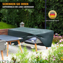 Kronenburg Schutzhülle Gartenbank Abdeckhaube, Grün, 75 x 160 x 80 cm - Abdeckung für Gartenmöbel