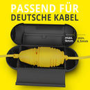 NEUBACH® [2er Pack] Kabelbox wasserdicht I 6,5 bis 9mm Kabel-Ø I IP54 Schutzklasse für Outdoor-Einsatz I Absolut zuverlässiges und robustes 2er Pack Stecker Schutzboxen