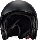 WESTT Vintage Jethelm I Vintage Motorradhelm I Retro-Jethelm in schwarz I Jethelm mit Visier I Roller Helme für Damen & Herren I stoßfester Motorradhelm I ECE Zertifiziert I Größe S (55-56cm)