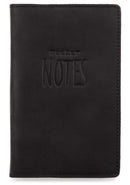 LEABAGS Pocket Notes Leather Sleeve for 9x14 cm Notebooks