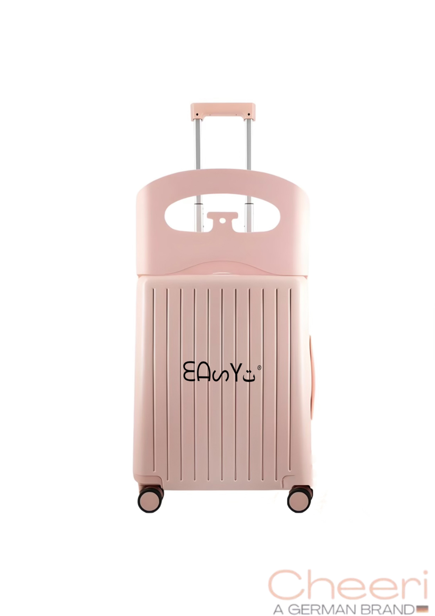 Rebolet| Handgepäckkoffer EASY mit Sitz und klappbarer Rückenlehne