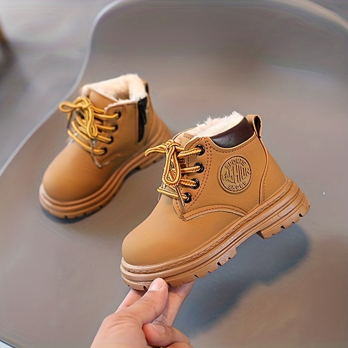 Rebolet | Wasserfeste Fleece-Winterstiefel für Jungen – Mit Warmfutter & Profilsohle