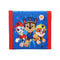 Paw Patrol Teamwork, Geldbörse, Faltbares Portemonnaie aus strapazierfähigem Polyester mit Klettverschluss. Scheinfach, Münzfach mit Reißverschluss, Vadobag VB27598, 10 x 10 cm