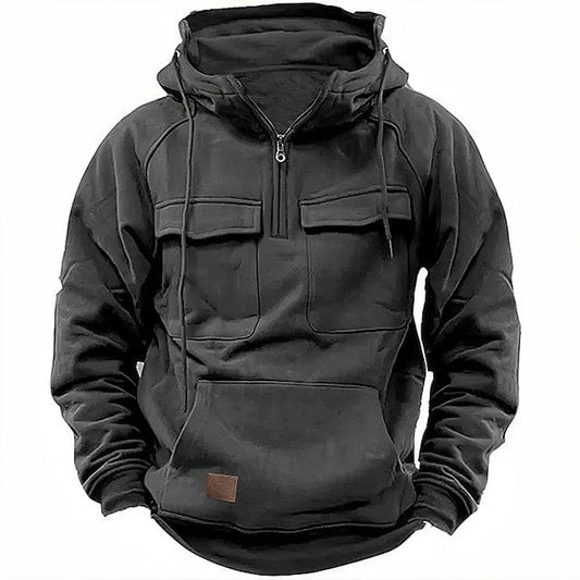 Rebolet | Nordberg – Herren Winter Hoodie mit Fleecefutter und Kapuze