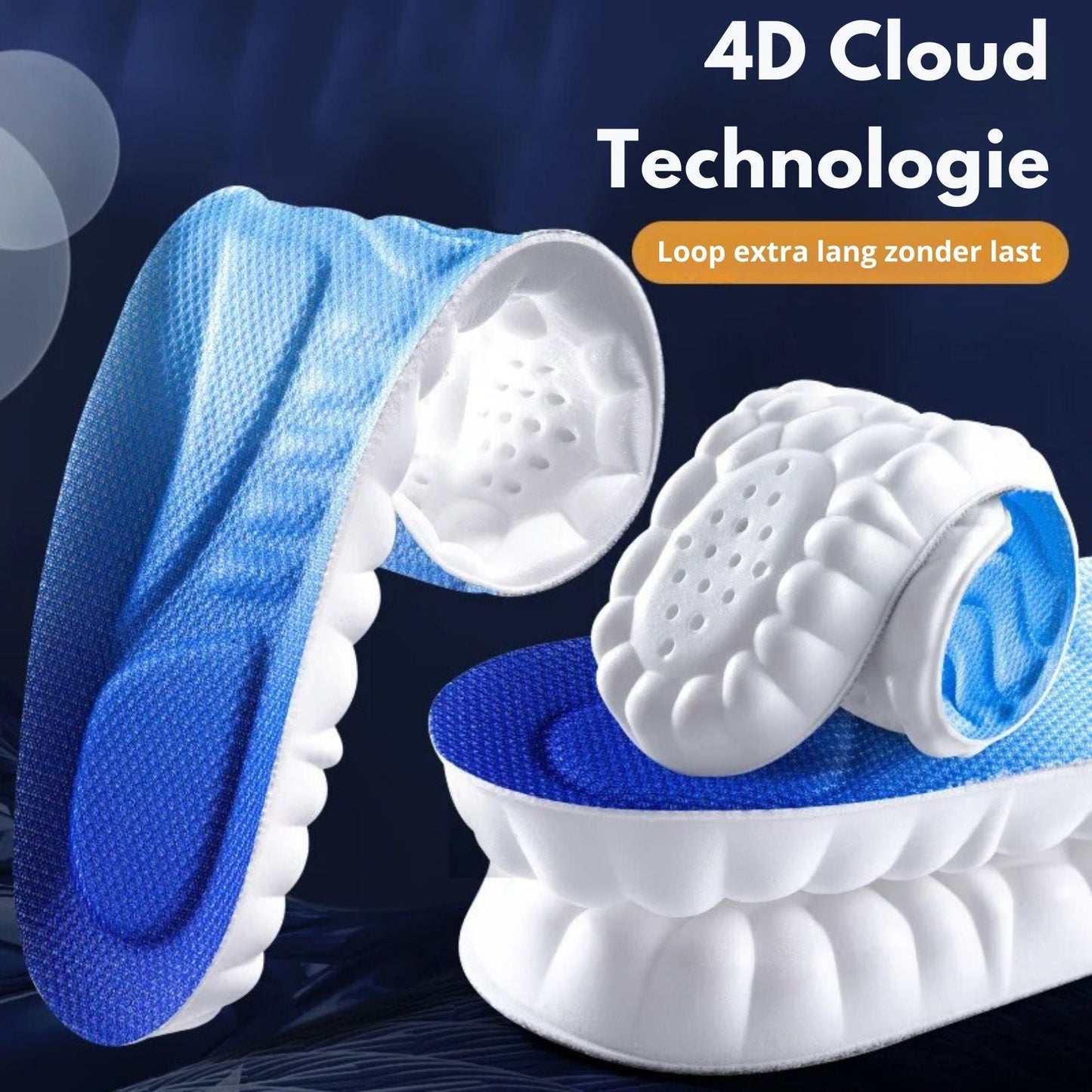 Rebolet | Cloudzool – Einlegesohlen 4D Dämpfung & Stütze – Alltag & Sport