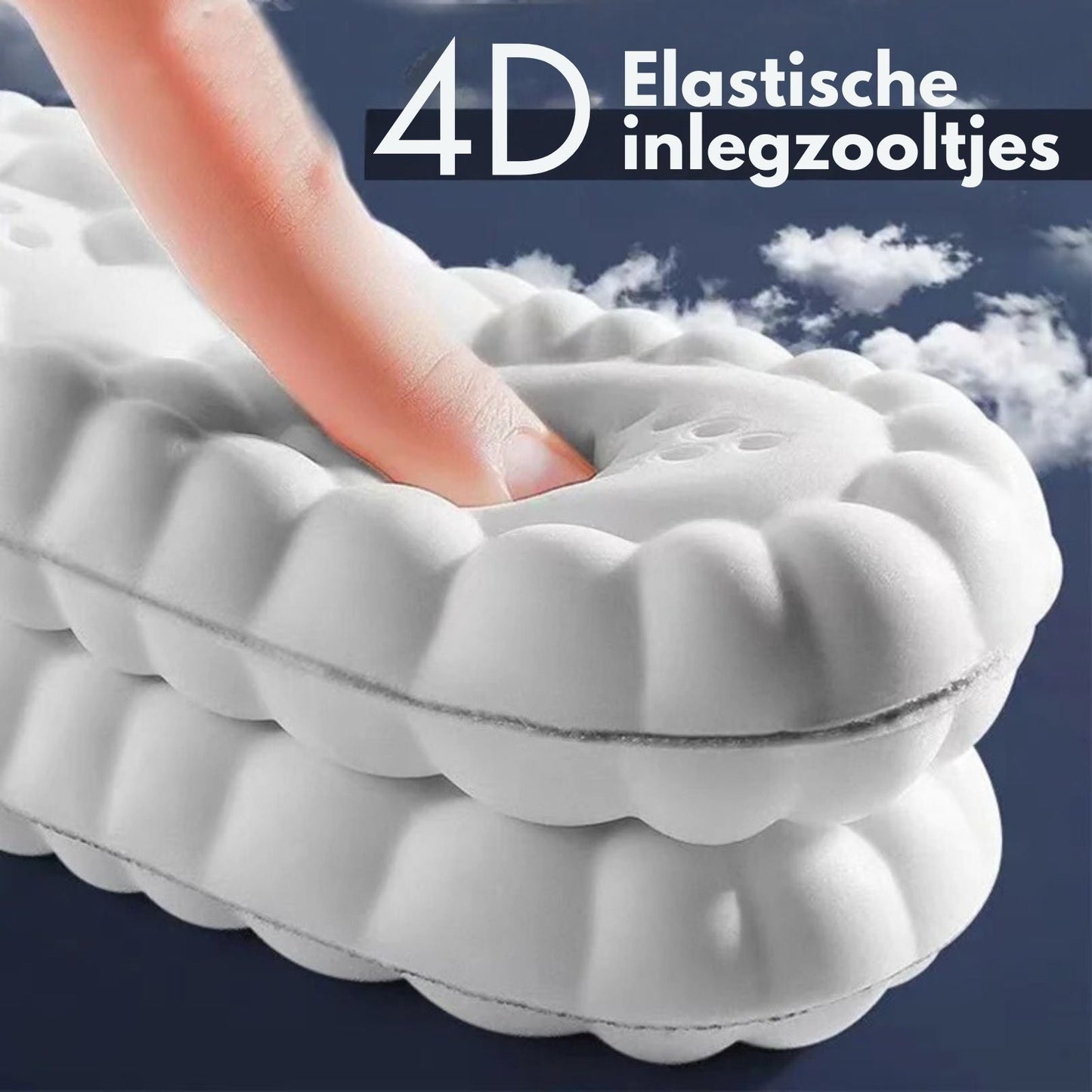 Rebolet | Cloudzool – Einlegesohlen 4D Dämpfung & Stütze – Alltag & Sport