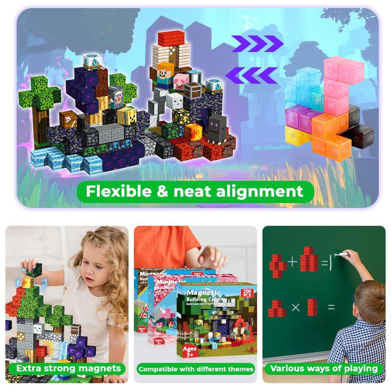 Magnetische Bausteine Set, Lernspielzeug für Kinder