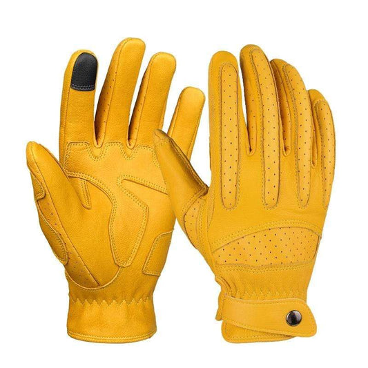 Retro-Radhandschuhe aus Ziegenleder